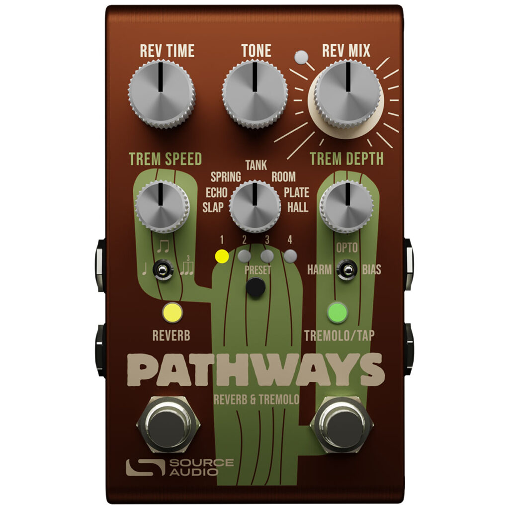 SOURCE AUDIO／SA281 PATHWAYS Reverb & Tremolo