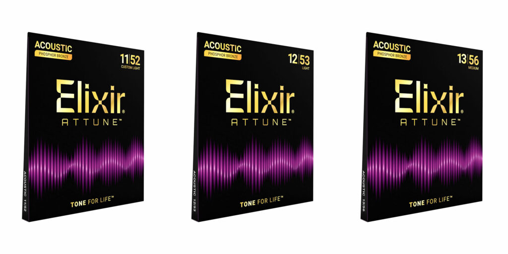 “Elixir史上最もノン・コーティングに近い”アコースティック・ギター用コーティング弦“Attune Strings”が登場