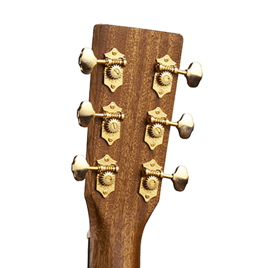 ゴールドのオープンギア・ペグ