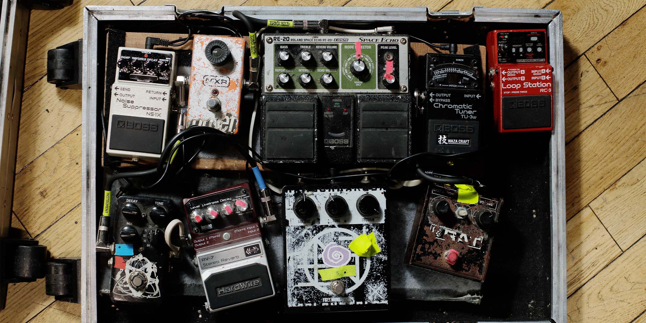 ドミニク・パレルモ（ナッシング）が2026年の来日公演で使用したペダルボード