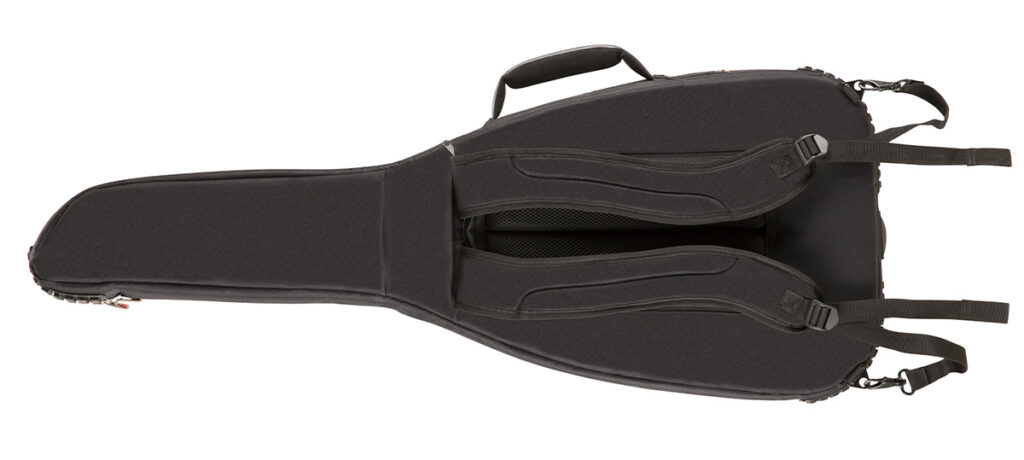 ギター用ギグ・バッグの裏側