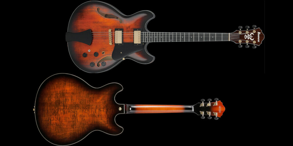 ASシェイプかつフル・ホロウ構造！　IbanezがARTSTAR最上位モデル“ASH300”をリリース