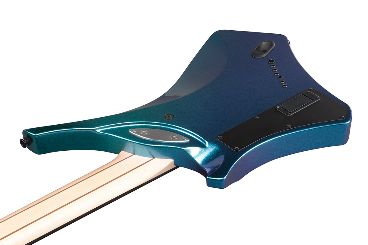 Ibanez A527-NSH(Nebula Shift)※SPOTモデル / ③ Ergonomic rear body contour