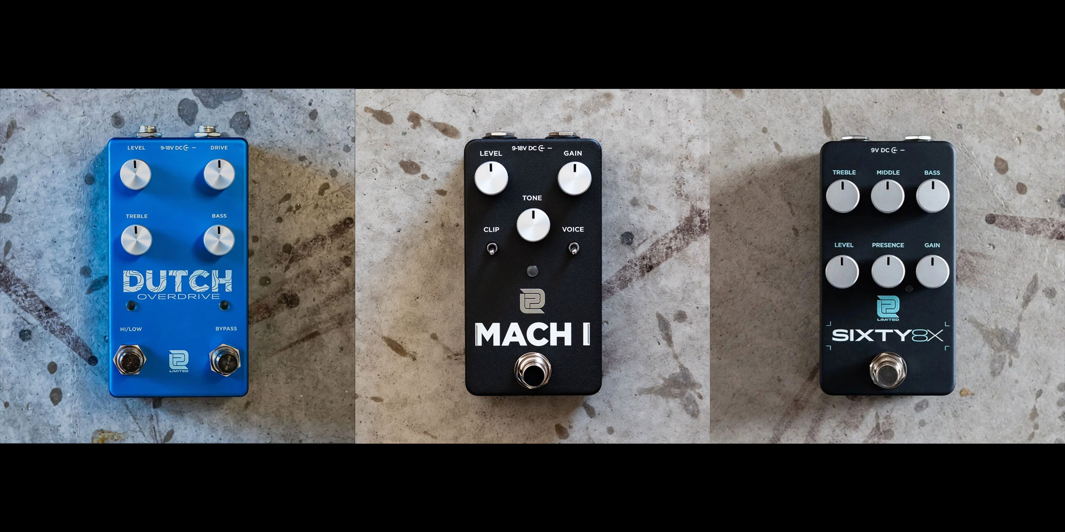 LPD Pedalsが、オーバードライブやディストーションの新製品3モデルをリリース！