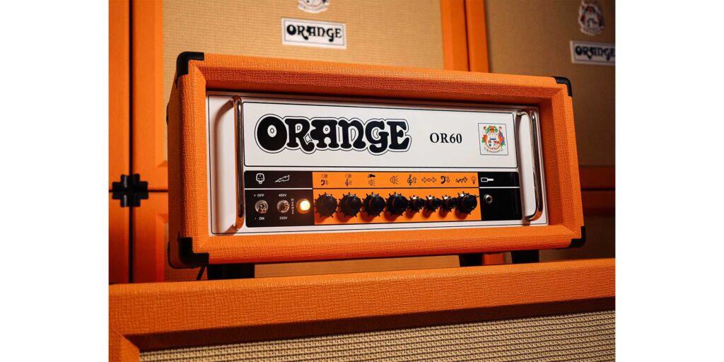 ORANGEより、60Wのオール真空管ギター・アンプ・ヘッド“OR60 Head”が登場　フルとハーフのパワー切り替え機能も装備