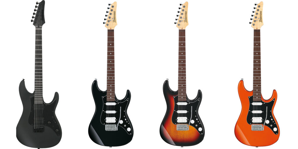 Ibanezが、“ビギナー向け究極の1本”AZ Essentialsの新作“AZES40B”を発表。オール・ブラックのIRON LABELから“AZ41B1-BKF”も登場