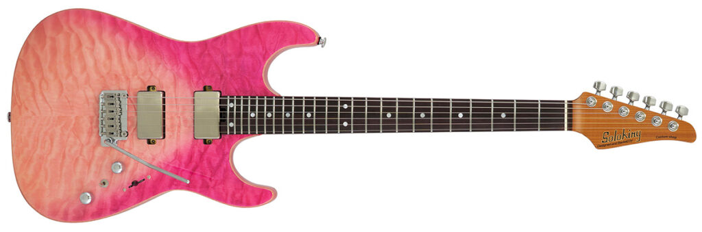 Soloking／MS-1 Custom 24HH QMT（Strawberry Wakesurf）