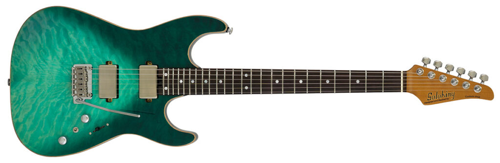 Soloking／MS-1 Custom 24HH QMT（Turquoise Wakesurf）