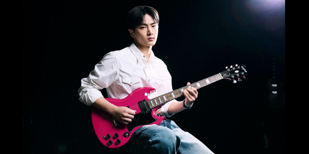 エピフォンがJAY（ENHYPEN）のシグネチャー・モデル“Epiphone Jay “Raoul” SG Tribute Plus”を日韓で限定発売