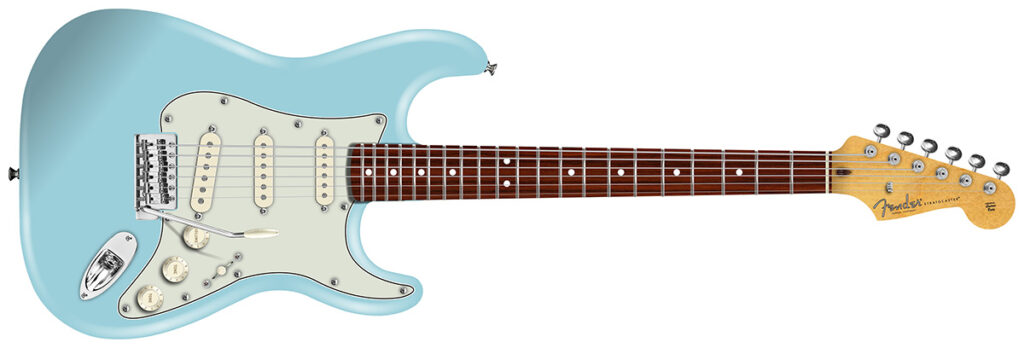 Fender／Limited Edition American Professional Classic Stratocaster featuring the Fender Silent System（Daphne Blue）