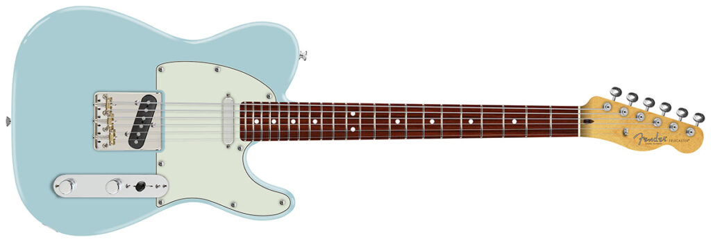 Fender／Limited Edition American Professional Classic Telecaster featuring the Fender Silent System（Sonic Blue）