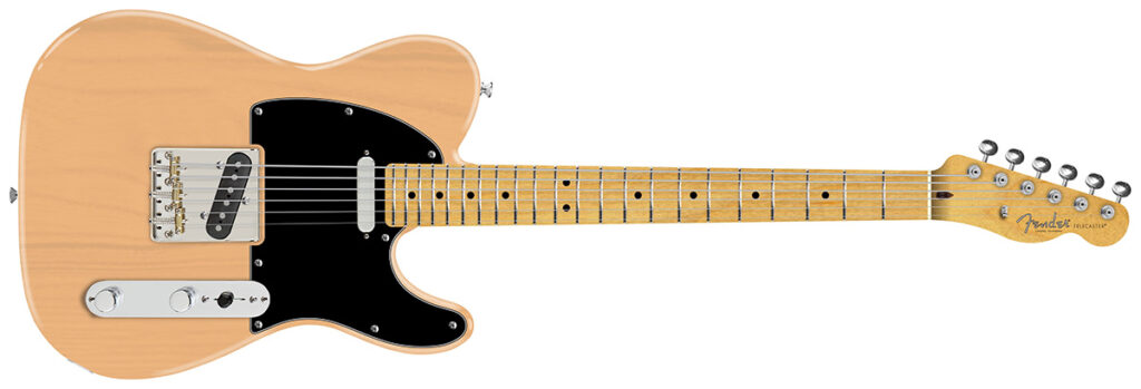 Fender／Limited Edition American Professional Classic Telecaster featuring the Fender Silent System（Vintage Blonde）