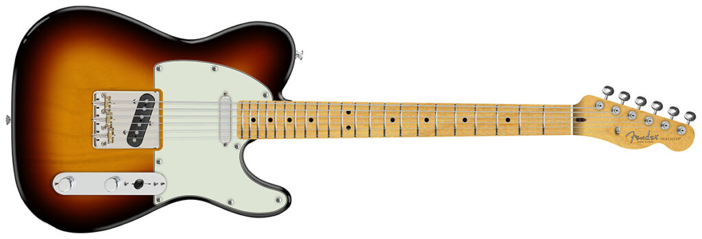 Fender／Limited Edition American Professional Classic Telecaster featuring the Fender Silent System（3-Color Sunburst）