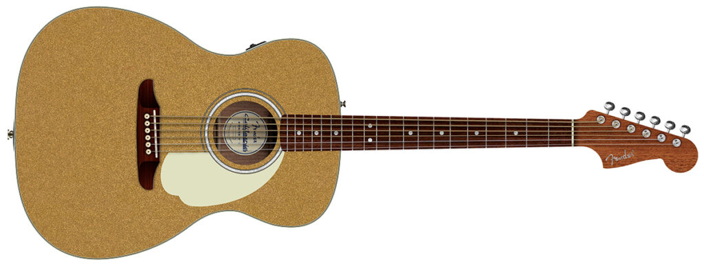 Fender／California Deluxe Monterey E（Aztec Gold）