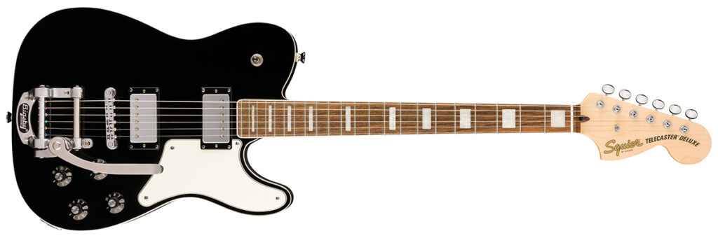 Squier／Paranormal Troublemaker Telecaster Deluxe Bigsby（Black）