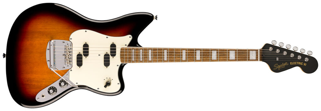 Squier／Paranormal Electric Ⅵ
（3-Color Sunburst）