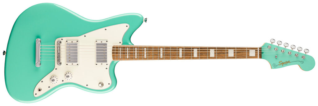 Squier／Paranormal Baritone Jazzmaster HH（Seafoam Green）