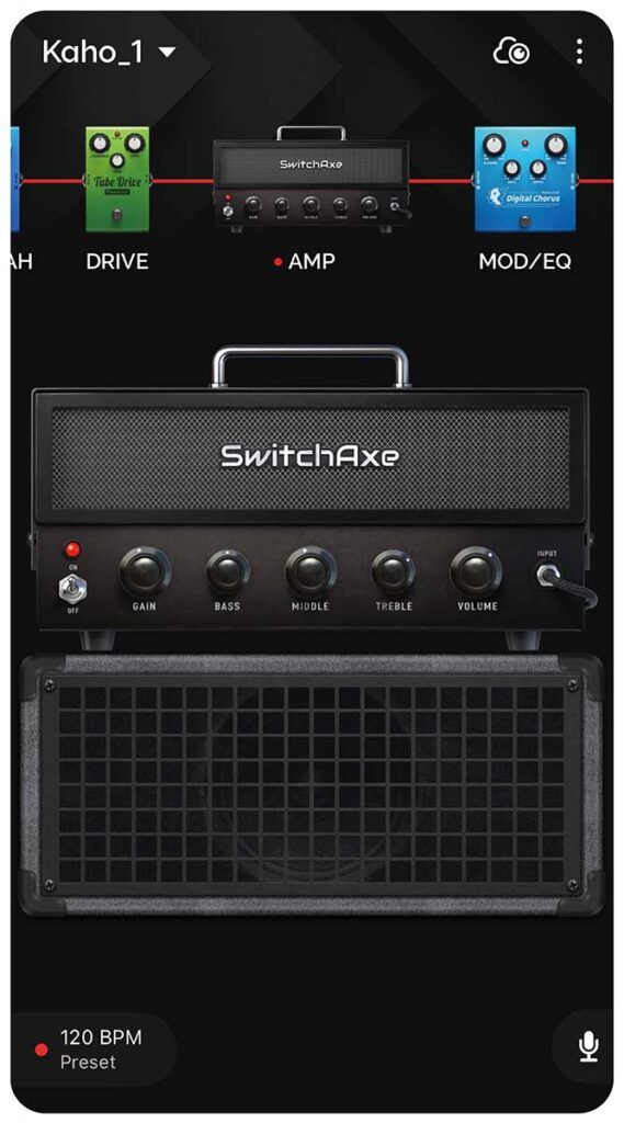 SwitchAxeを表示した画面