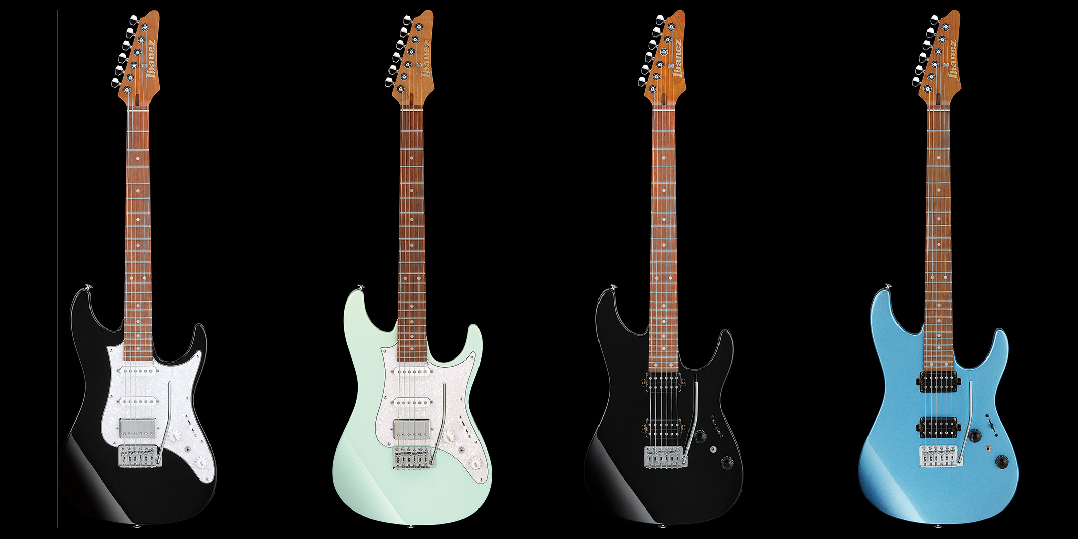 Ibanezが、妥協なき高コスパ・シリーズ“AZ Standard”の新カラー4機種を発売