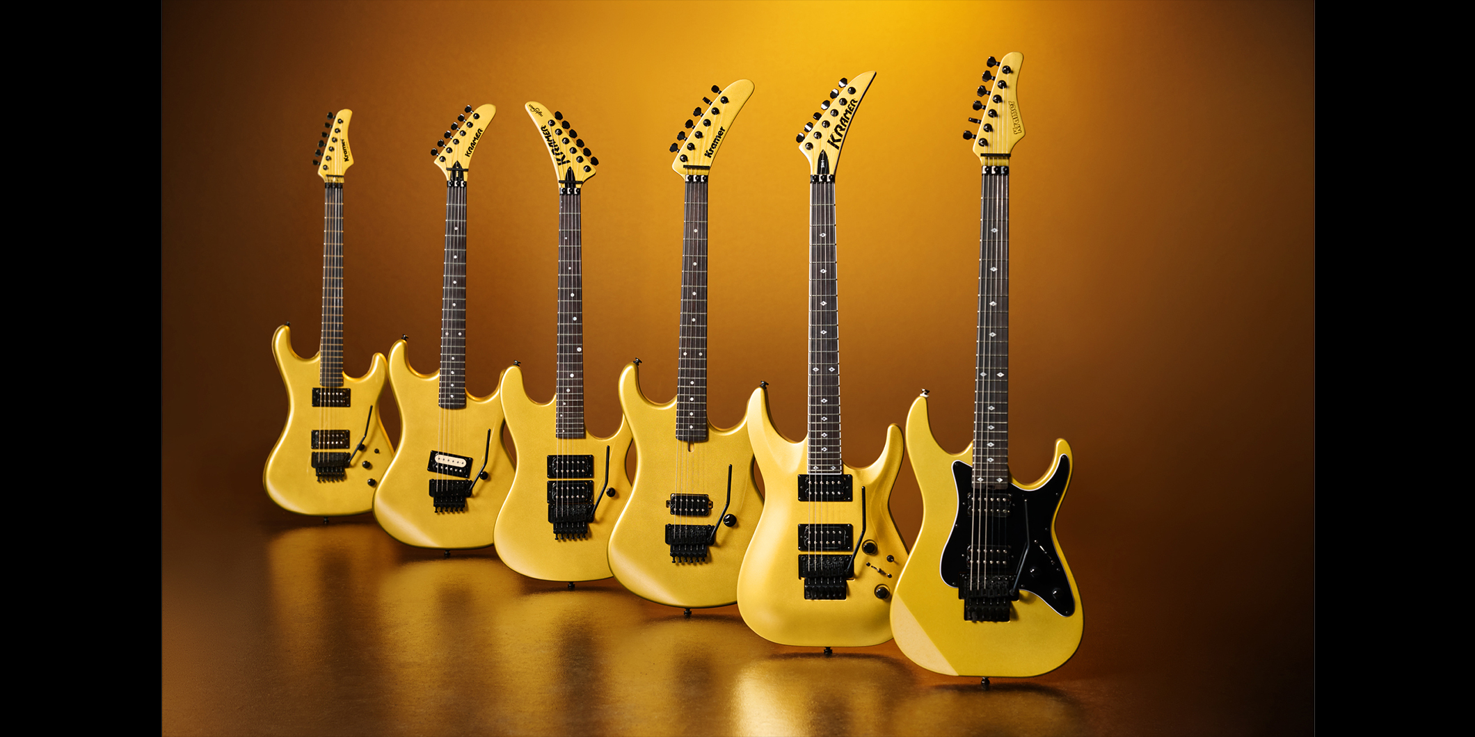 ハードロック・ギタリストご用達のKramerが、創業50周年記念シリーズ“50th Anniversary Collection”を発売