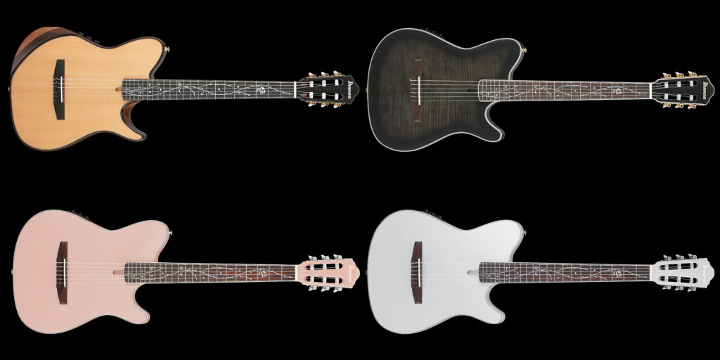 Ibanezが、ティム・ヘンソン（ポリフィア）のシグネチャー・ナイロン・エレクトリック・ギターに新モデルと新色を追加