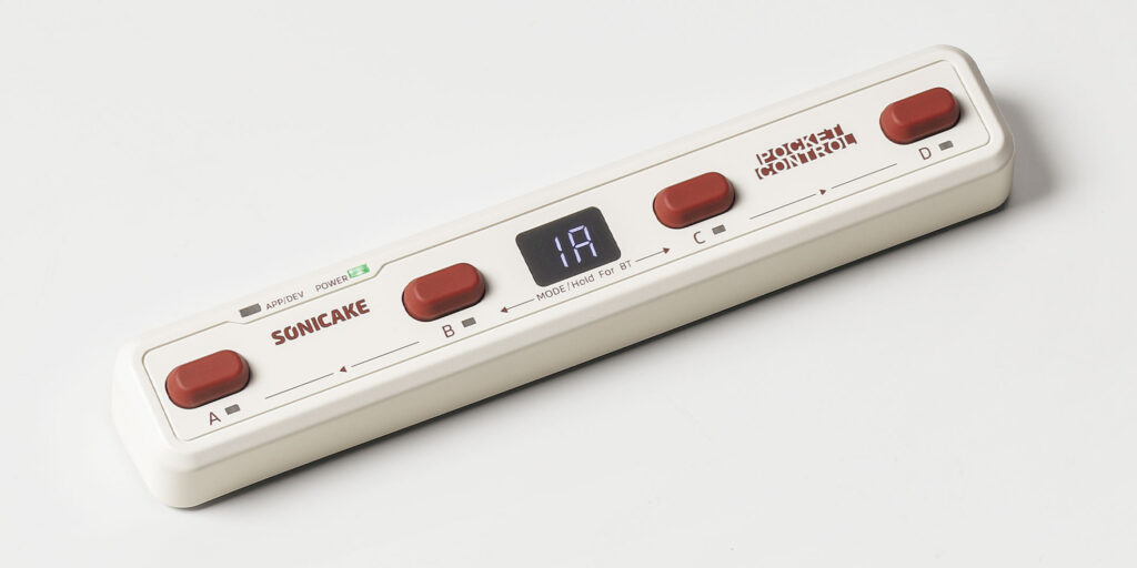 SONICAKE／POCKET CONTROL QCT-4〜コンパクトな機材に組み合わせたい無線対応のMIDIコントローラー