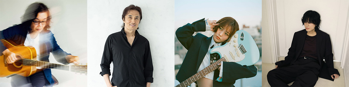 左から、小倉博和、織田哲郎、Rei、tonun