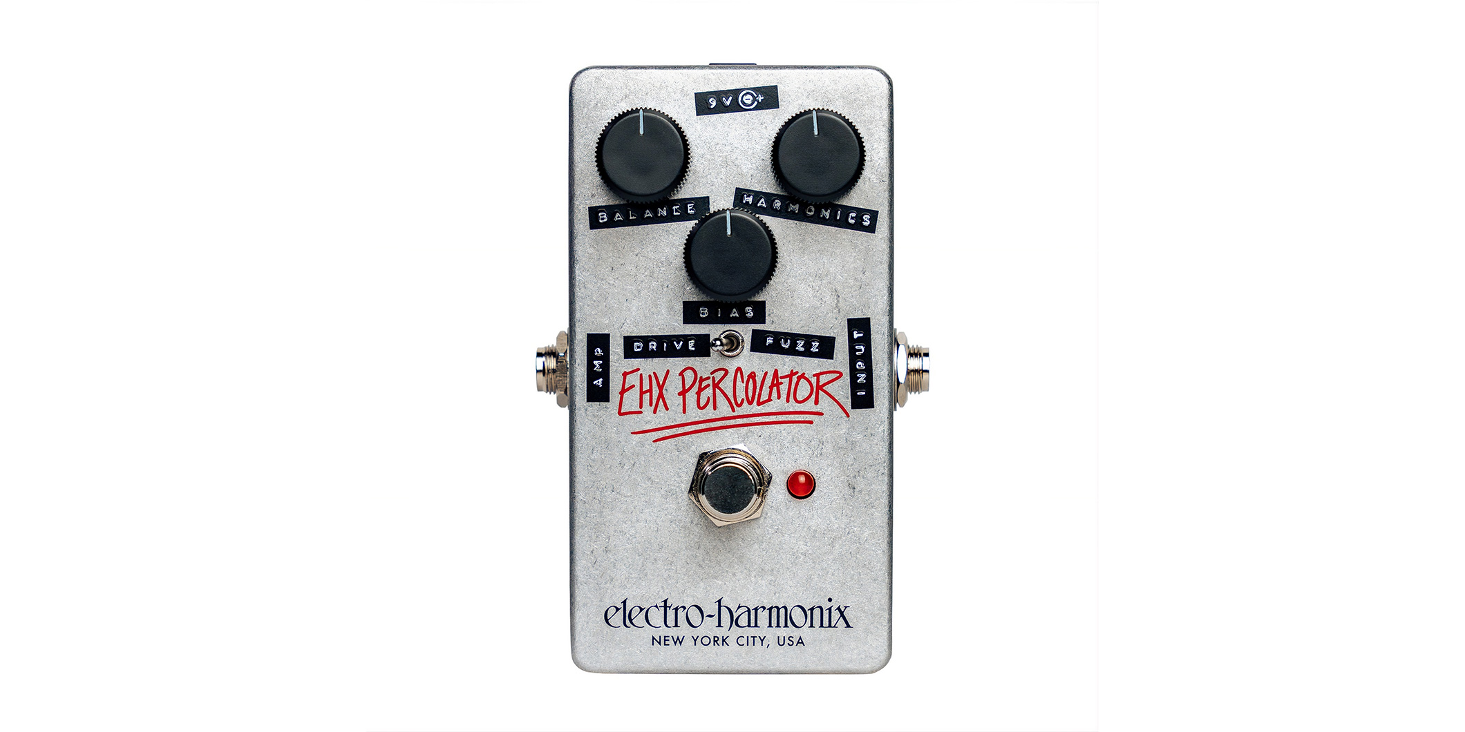 Electro-Harmonixが、70年代の“Harmonic Percolator”をベースにした新ファズ・ペダル“EHX Percolator”をリリース