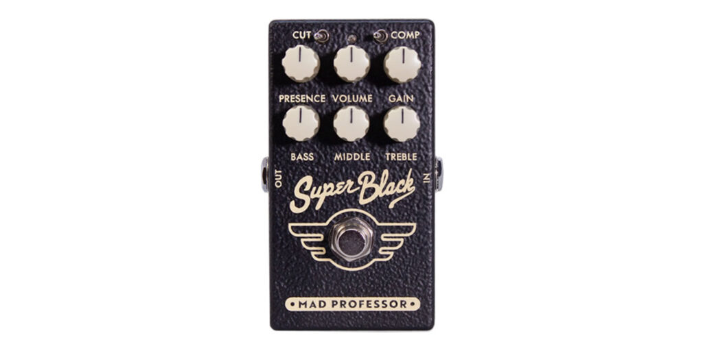 MAD PROFESSOR、生産終了となったプリアンプ／オーバードライブ・ペダル“Super Black”の後継機“Super Black Mini”を発売