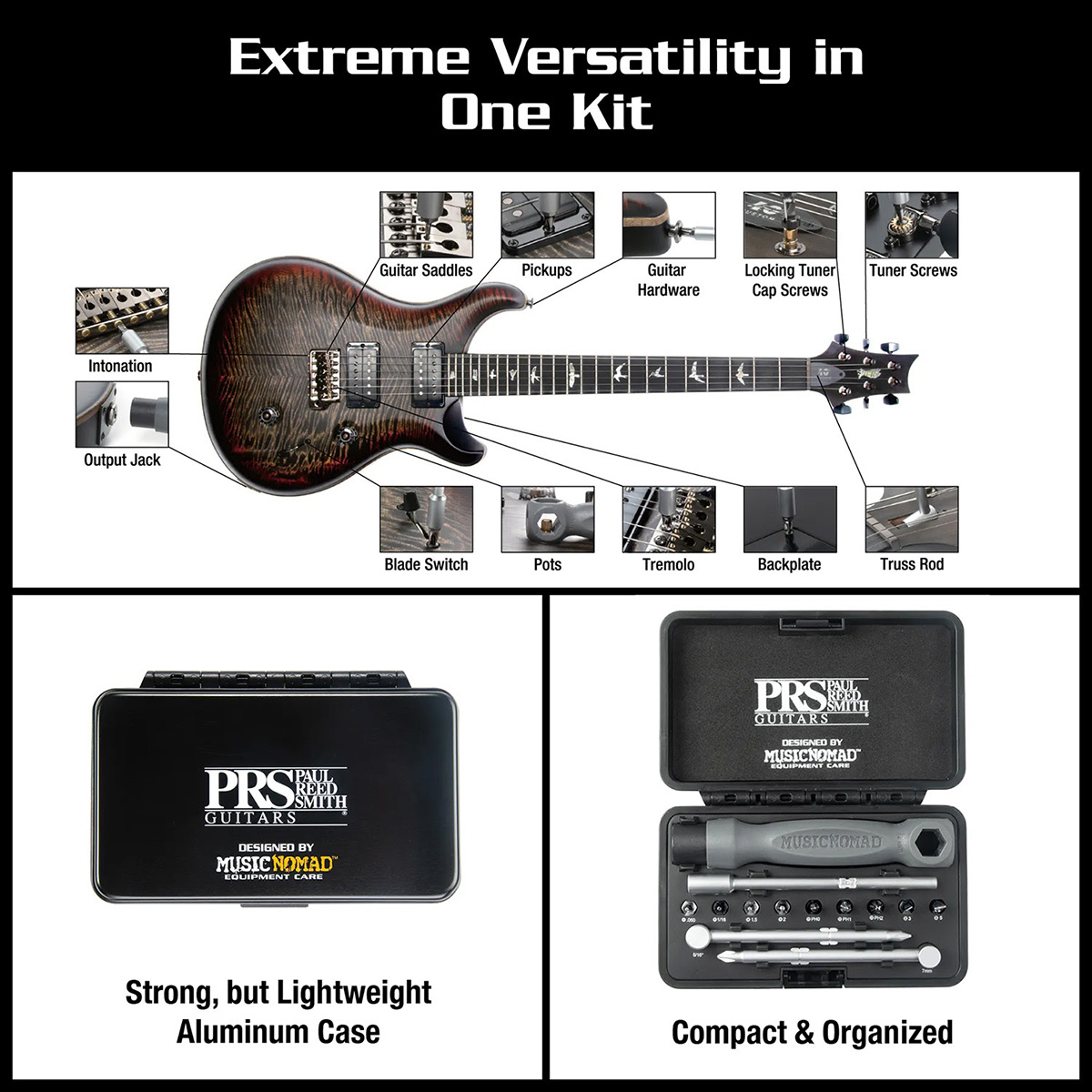 MUSIC NOMAD / PRS Guitars 18 pc. Tool Kit