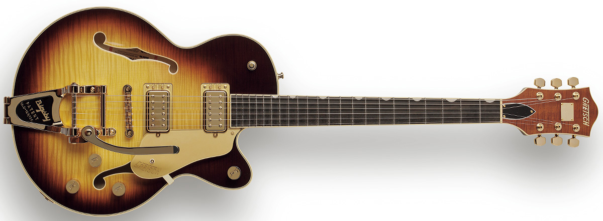 GRETSCH/BROADKASTER JR. LX FIGURED CENTER BLOCK(前面)