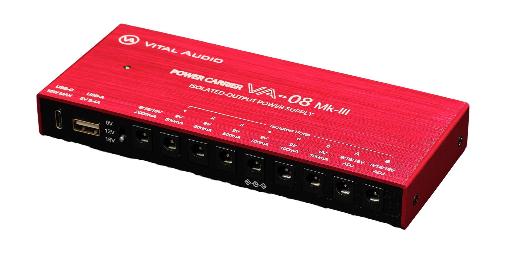 Vital Audioより新機能満載のパワー・サプライ“VA-08 Mk-III”が登場