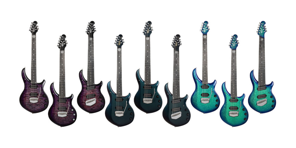 ジョン・ペトルーシのシグネチャー・ギターが、Ernie Ball Music Manより6弦・7弦・8弦の3タイプで発売