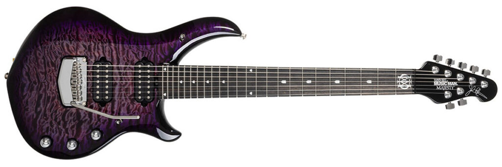 Ernie Ball Music Man/Majesty Premium Select - 7 String(Purple Nebula II)