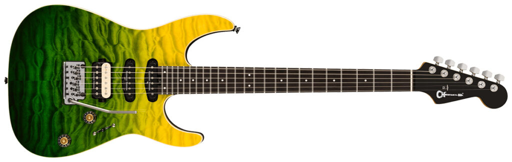Charvel／Pro-Mod Plus Dinky DK24 HSS 2PT EB QM（Zombie Fade）