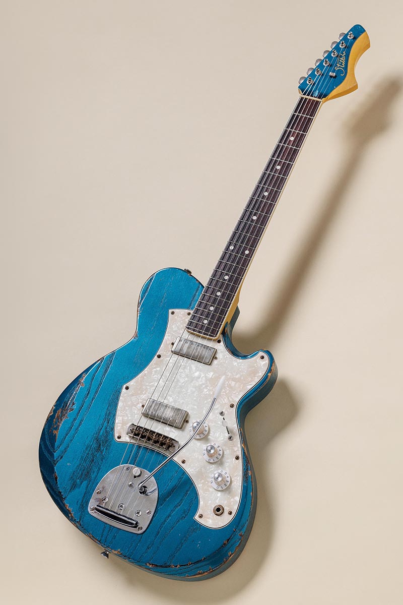 stilblu/EFLO Medium Aged – Ocean Turquoise Metallic (Open Pore) over Burnt Wood 大渡亮が国産ブティック・ギターを一挙試奏!