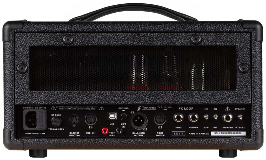 Revv Amplification／D20 MK2（背面）