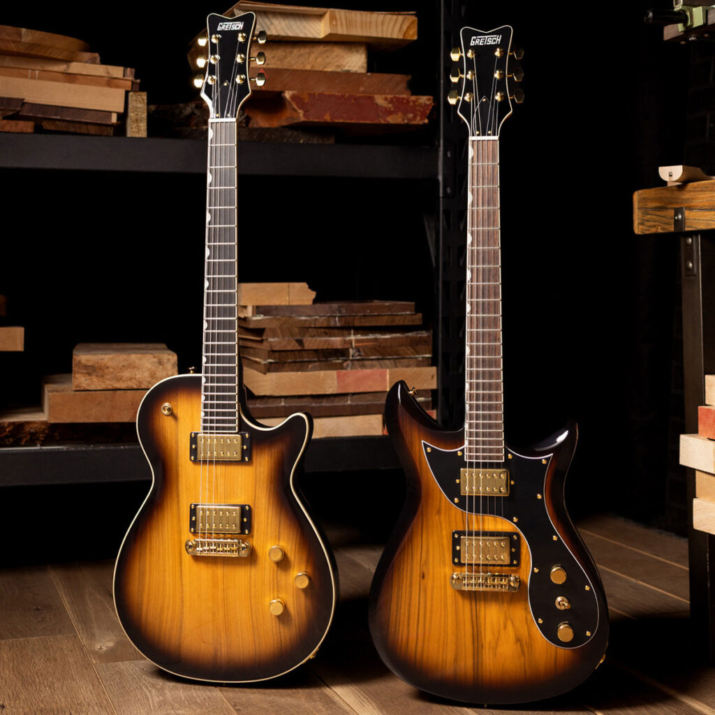 Limited Edition Electromatic Black Limba JetとLimited Edition Electromatic Black Limba CVT