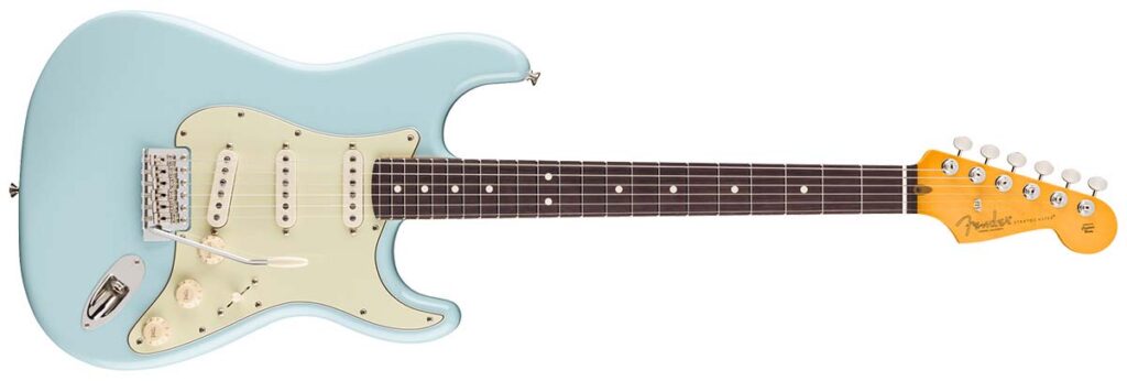 Fender／Limited Edition American Professional Classic Stratocaster featuring the Fender Silent System（Rosewood Fingerboard, Daphne Blue）