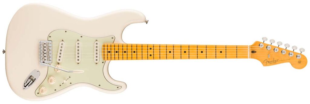 Fender／Limited Edition American Professional Classic Stratocaster featuring the Fender Silent System（Maple Fingerboard, Olympic White）