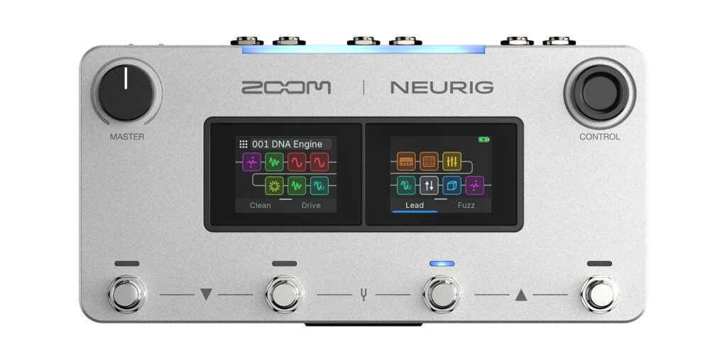 ZOOMより、新開発のモデリング技術“DNAエンジン”を搭載したギター用アンプ＆エフェクツ・ニューラルモデラー“NEURIG”がリリース