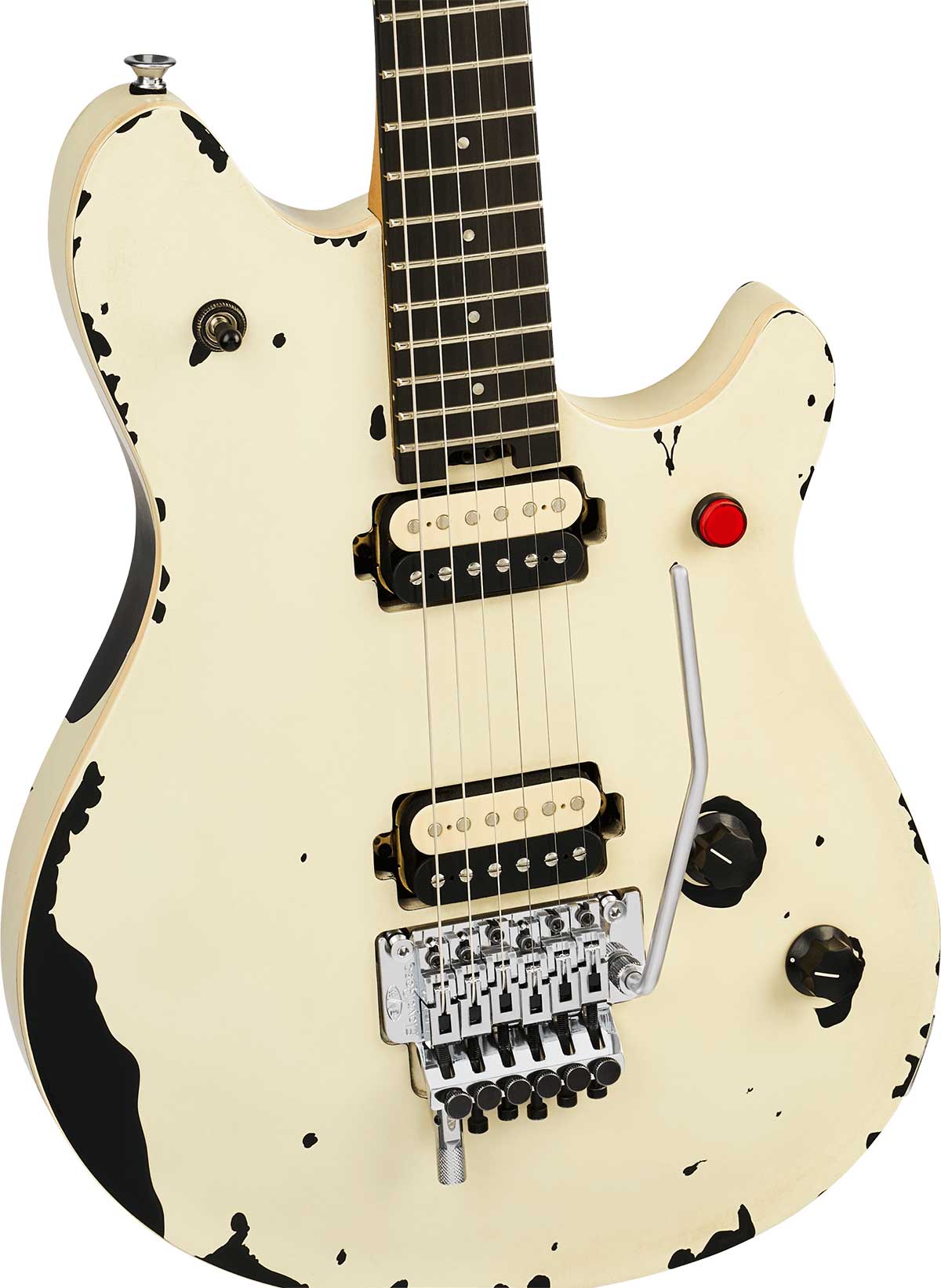 EVH / Limited Edition Wolfgang Special Striped Series, Distressed Ivory