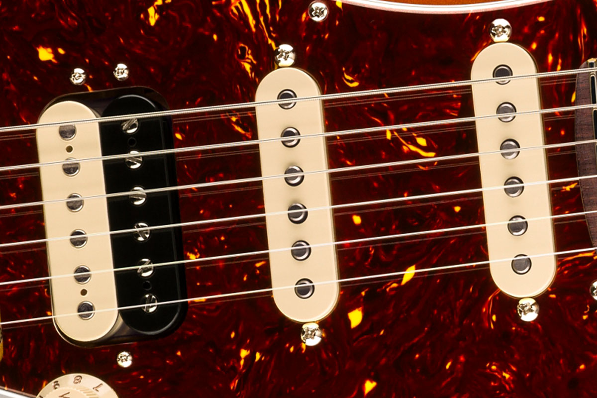 ブリッジ・ポジションに搭載されたV-Mod III Humbucker