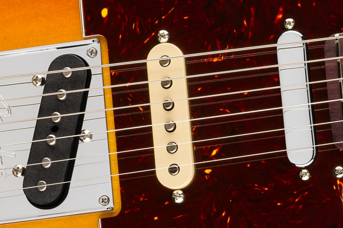 ミドル・ポジションに搭載されたV-Mod III Single-Coil Strat