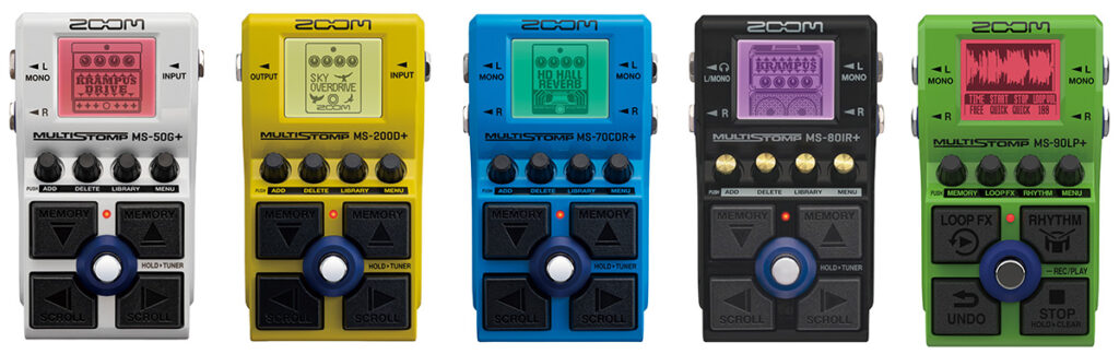 ZOOM/MS-50G+/MS-200D+/MS-70CDR+/MS-80IR+/MS-90LP+ SET